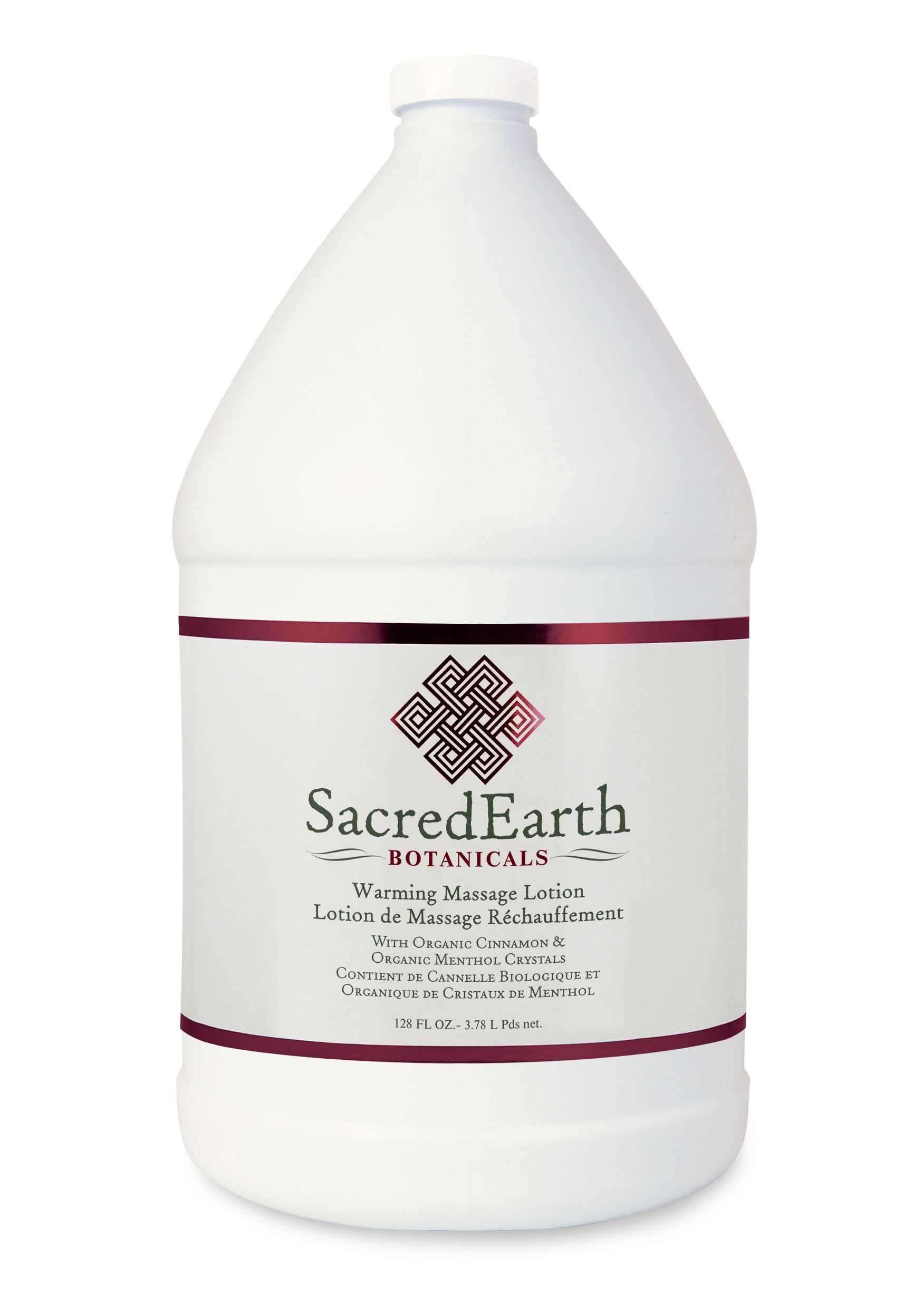 Sacred Earth Botanicals Warming Massage Lotion 1 Gallon