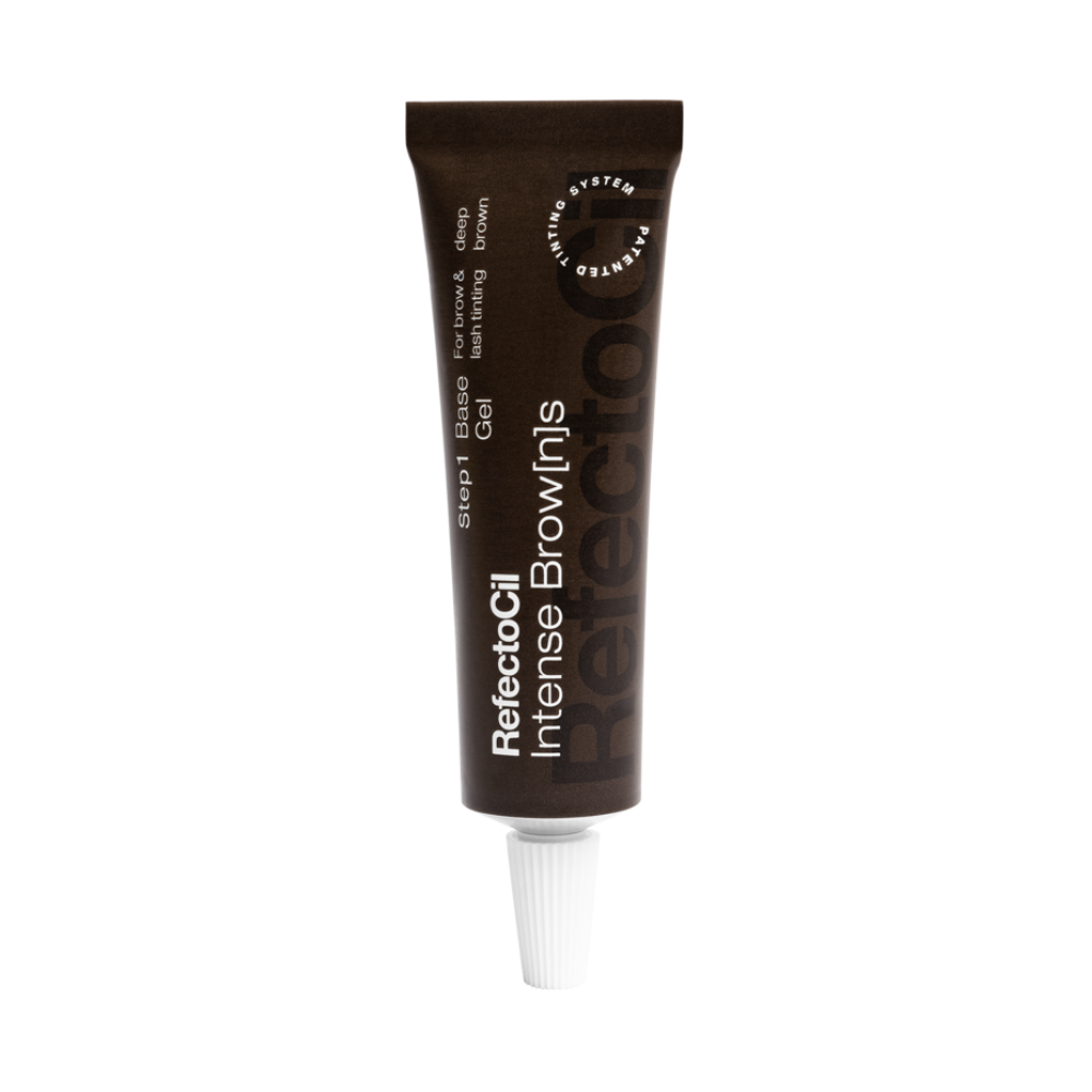 RefectoCil Intense Brow[n]s Base Gel - Deep Brown - For natural looking lashes and dark brows / 0.5 oz.