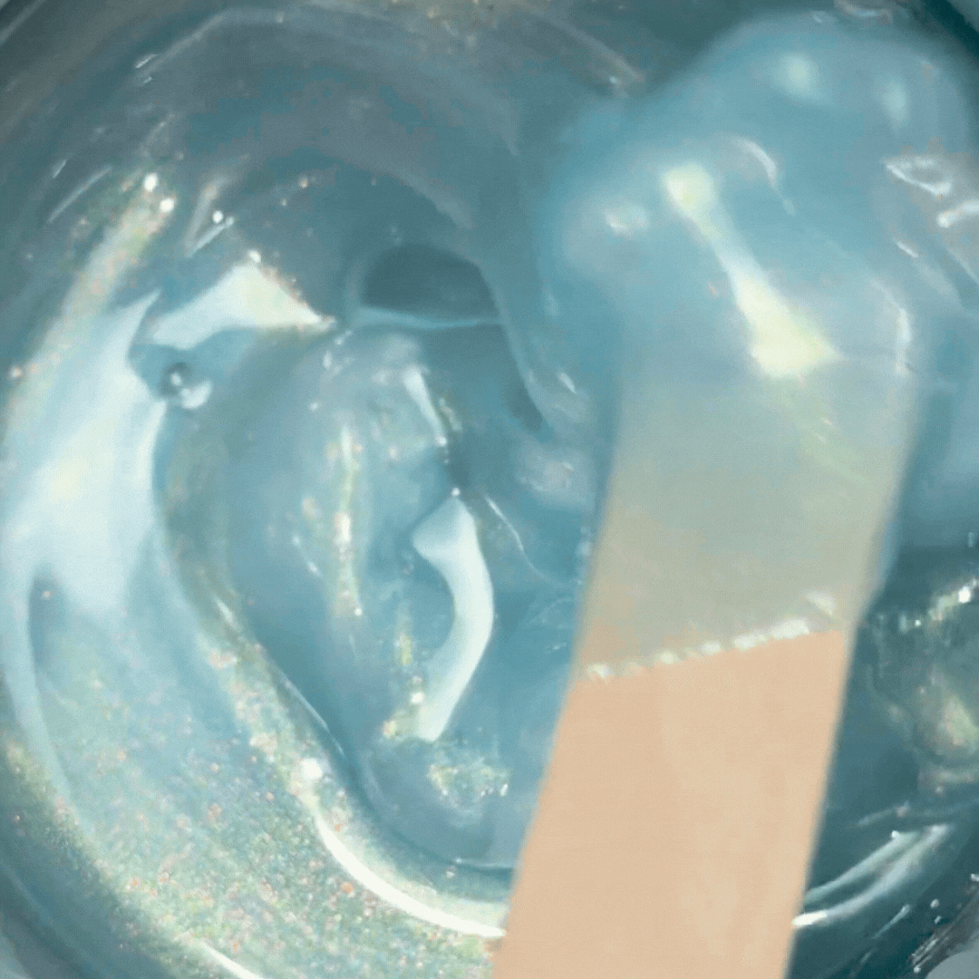 Dermwax Elite NAKED Sparkle Blue Hard Wax Beads