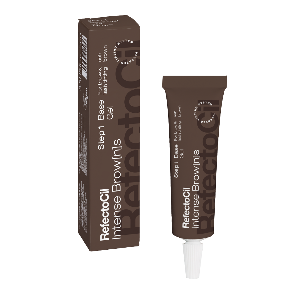 RefectoCil RC-05045 Intense Brow[n]s Base Gel, Ash Brown, For light looking lashes and light brows, 0.5 oz.