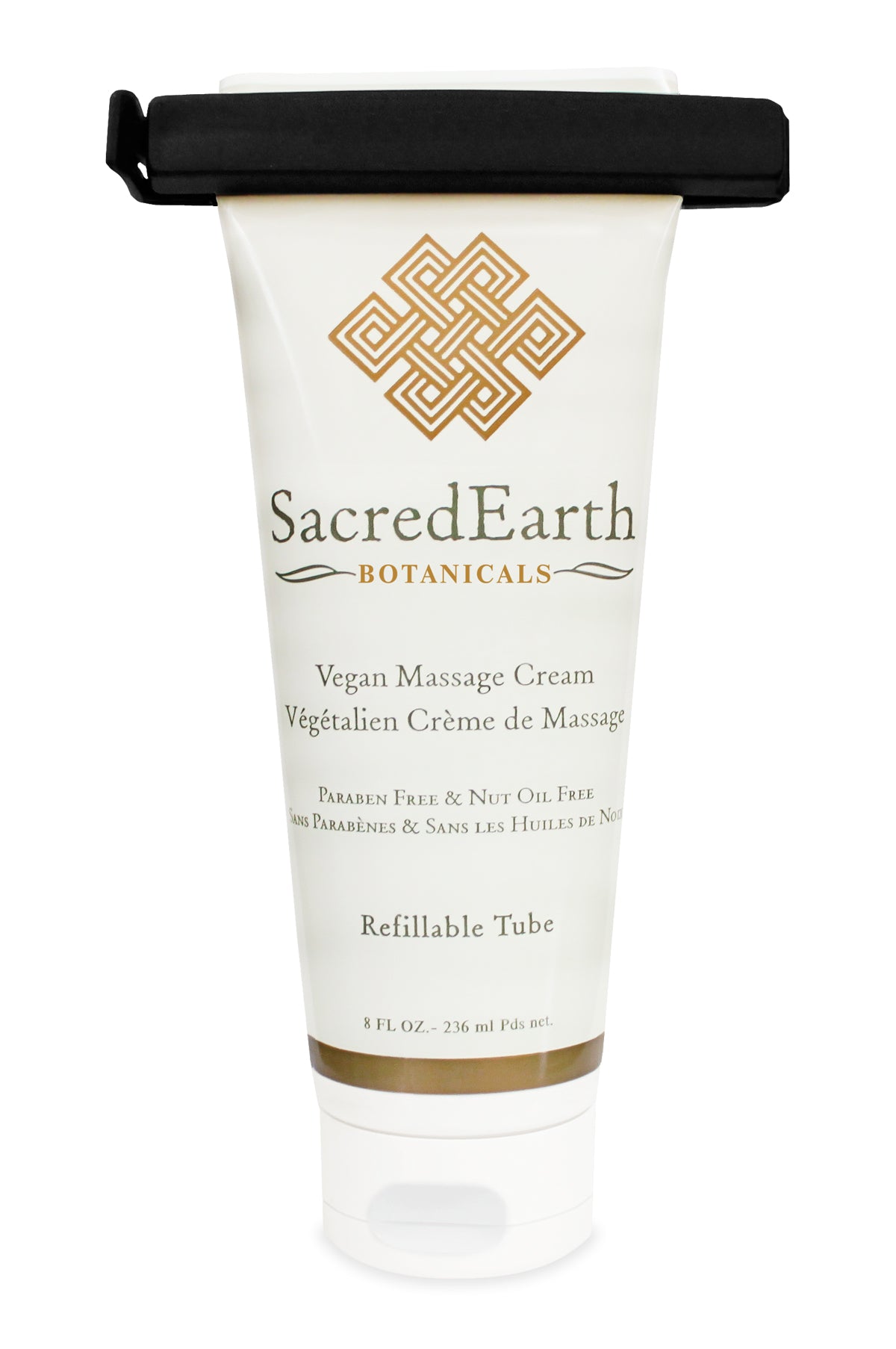Sacred Earth Botanicals Vegan Massage Cream 8 oz Tube 1 EA