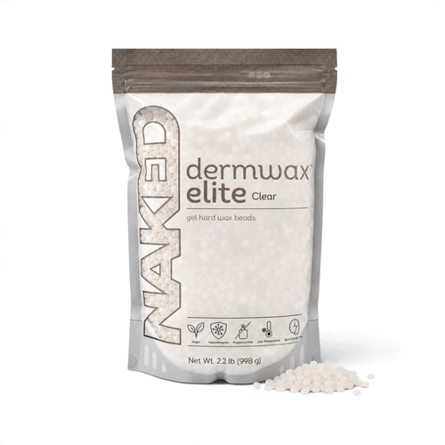 Dermwax Elite NAKED Clear Hard Wax Beads