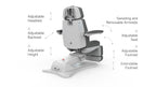 Silverfox Swivel Facial Bed with Handheld Remote