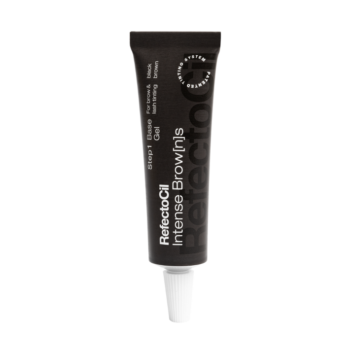 RefectoCil Intense Brow[n]s Base Gel - Black Brown - For very dark lashes and intense eyebrows / 0.5 oz.