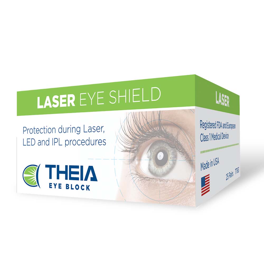 Theia Eye Block TT63 Laser-Eye Shield, 25 Pairs/Box