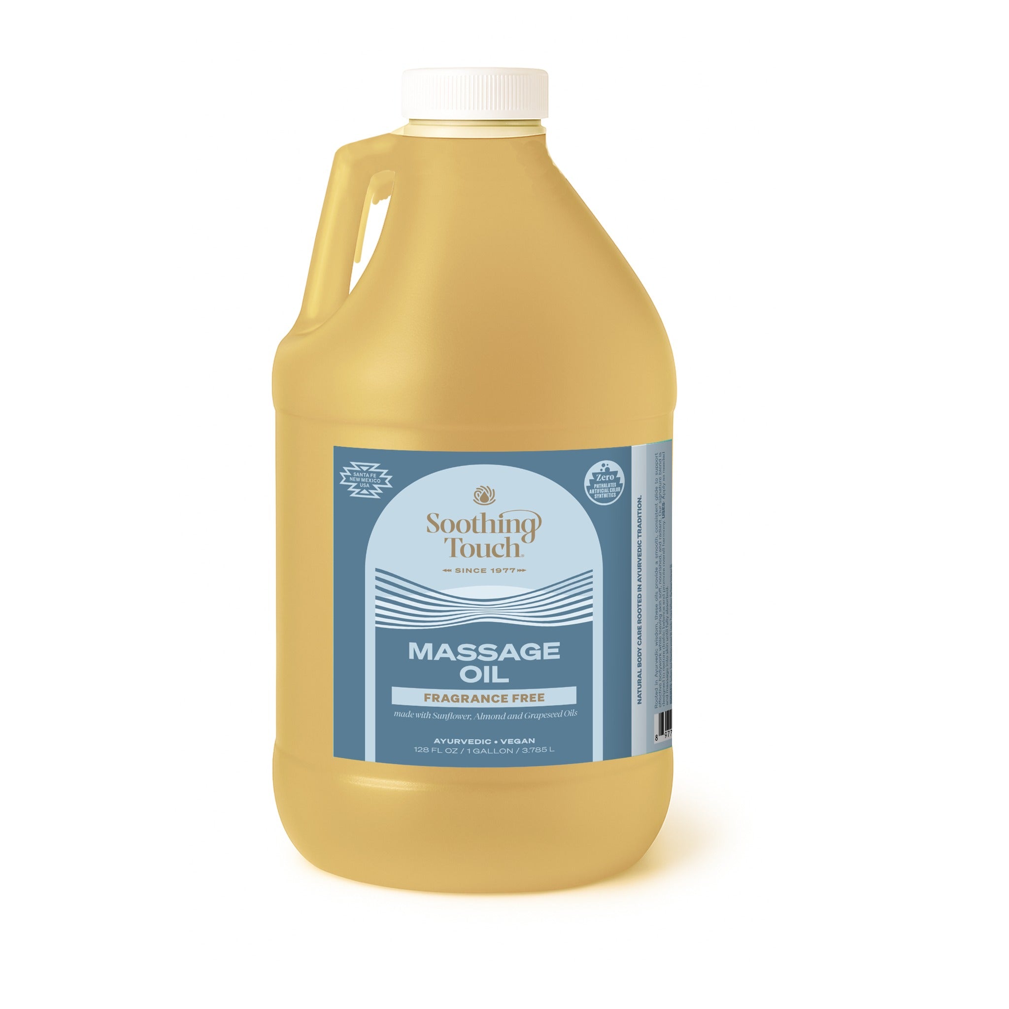 Soothing Touch Fragrance Free Massage Oil, 1 gallon