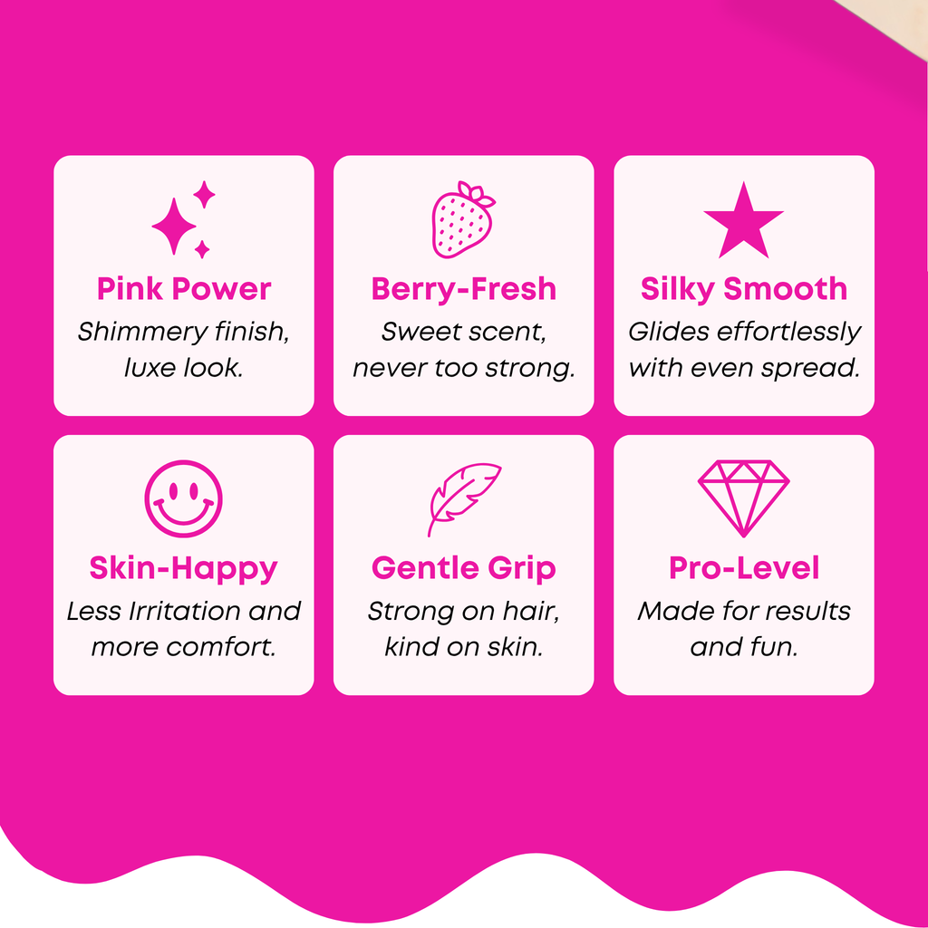 Dermwax LUXE Strawberry Sorbet Soft Wax, 14 Oz