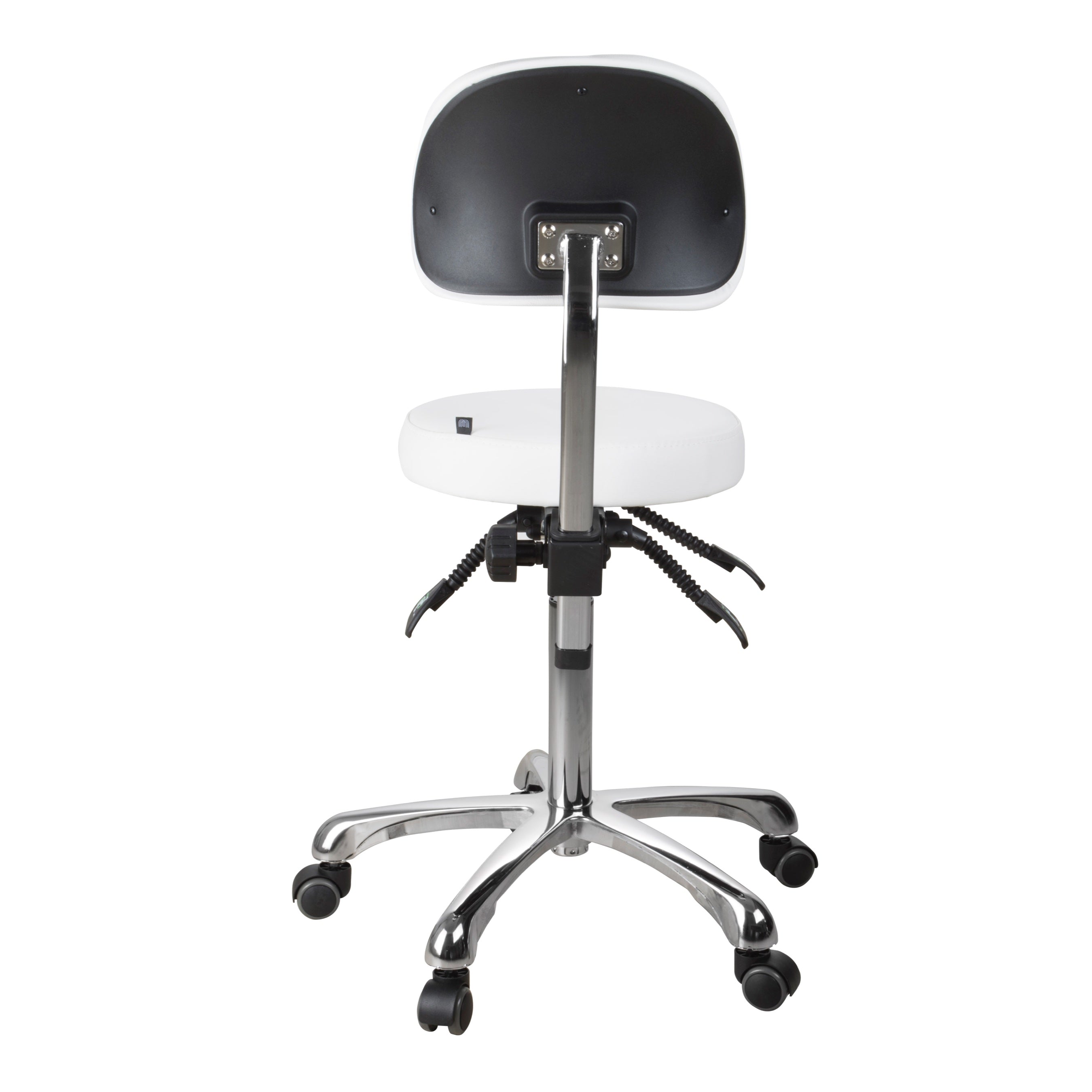 Esthetician Stool with Ergonomic Backrest