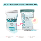 Dermwax Elite NAKED Sparkle Blue Hard Wax Beads