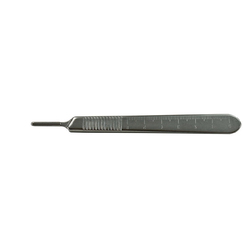 Delasco #3 Scalpel Handle with Metric Ruler, Fits #10-15