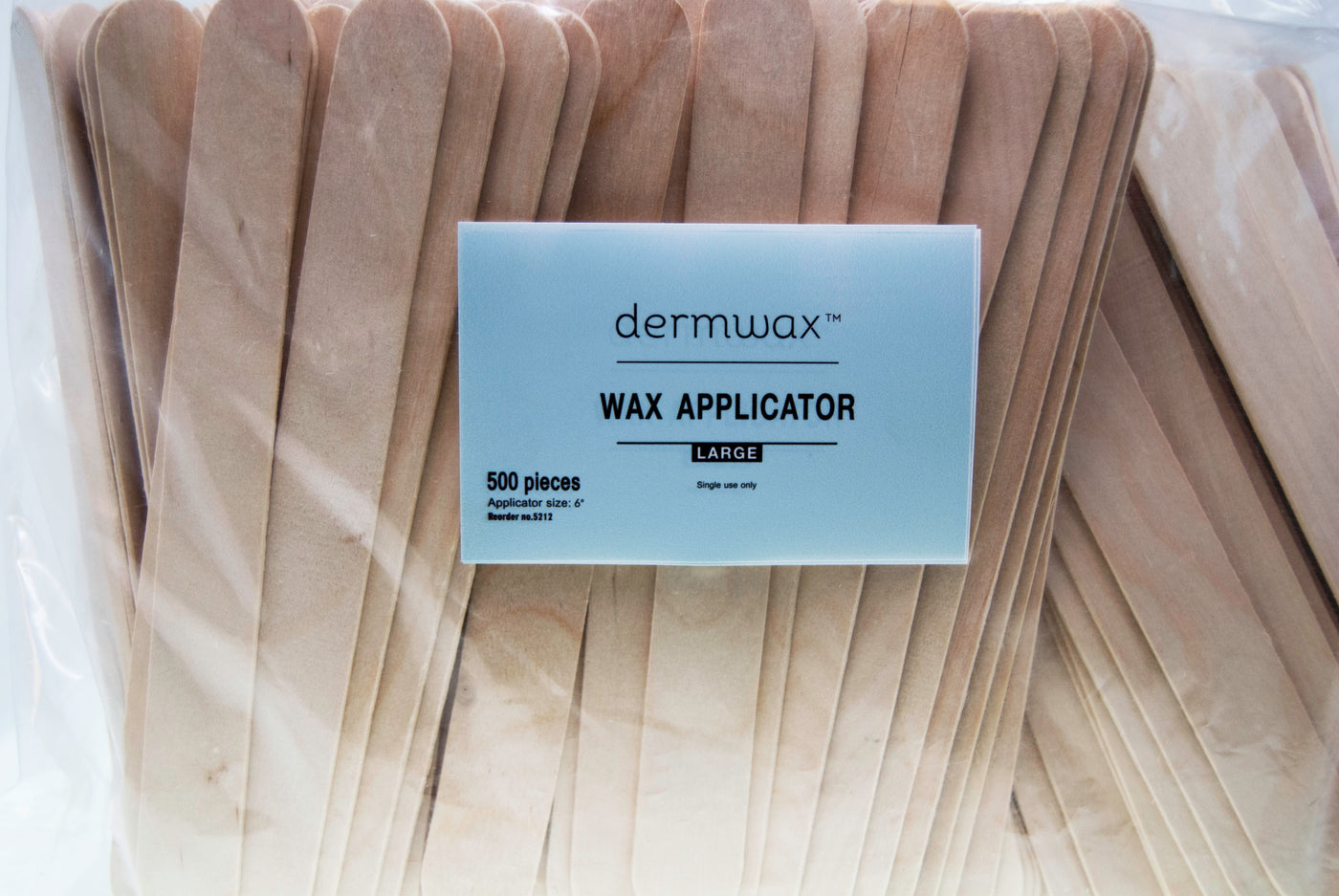 Large Wax Applicator 6" x 3/4", Box of 500