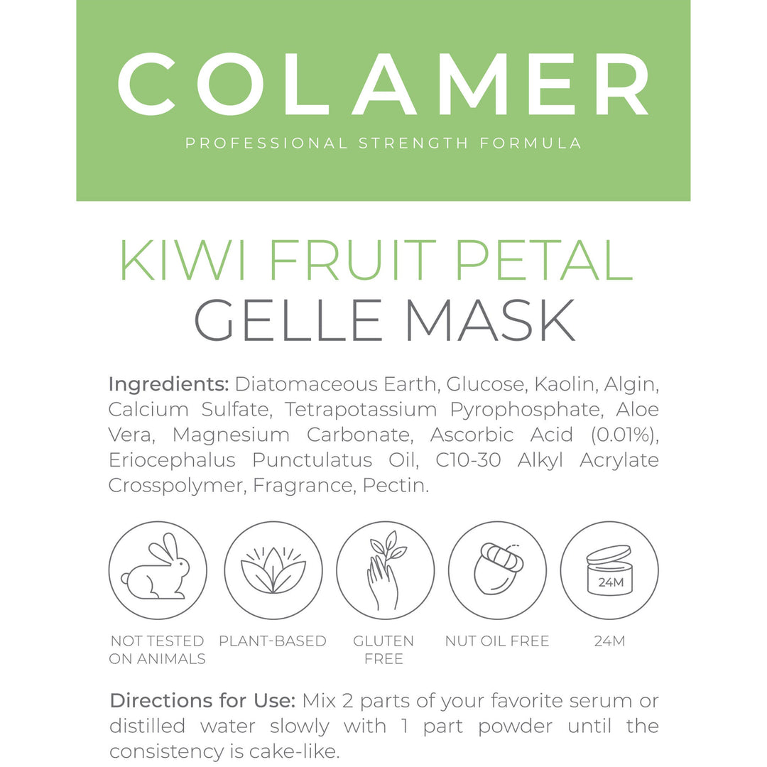 Colamer Kiwi Fruit Petal Gelle Mask