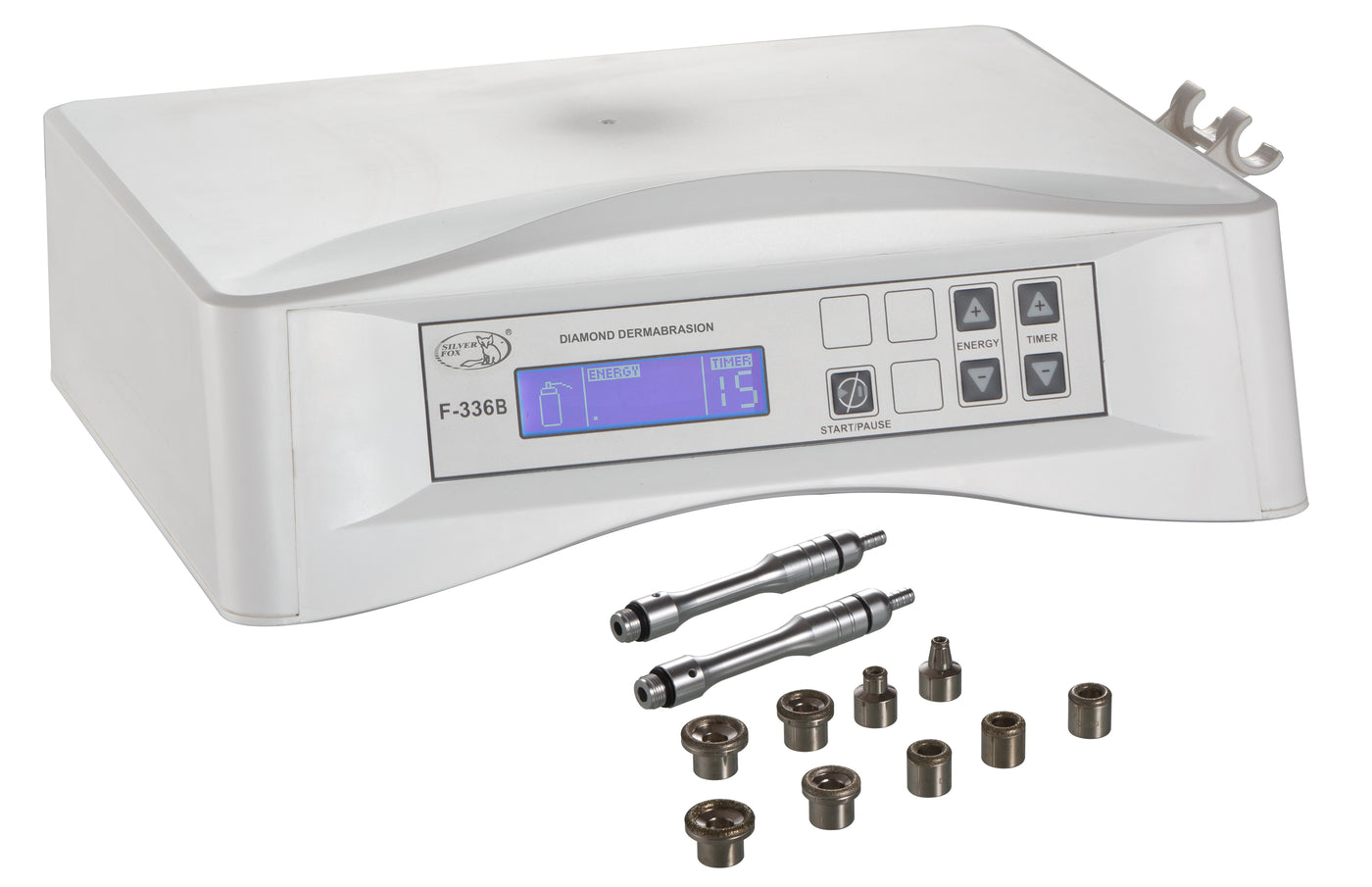 Microdermabrasion Instrument with Diamond Heads and Vacuum System