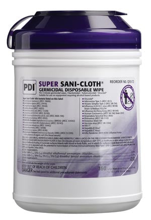 Super Sani-Cloth® Germicidal Disposable Cloths, Large