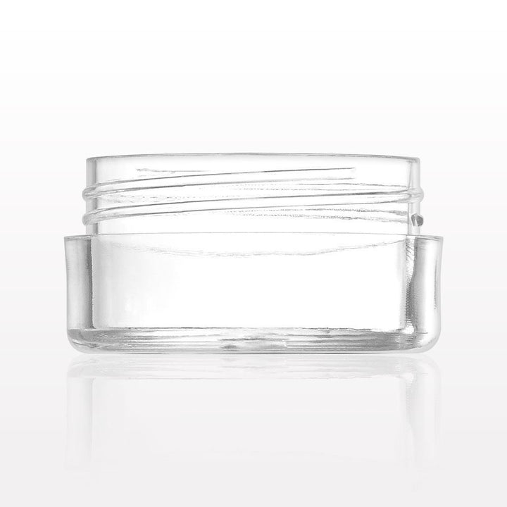 Clear Jar 5GM with threaded cap