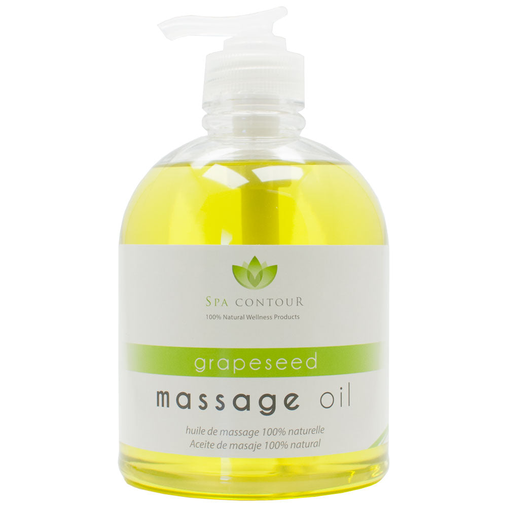 Spa Contour Grapeseed Unscented Massage Oil